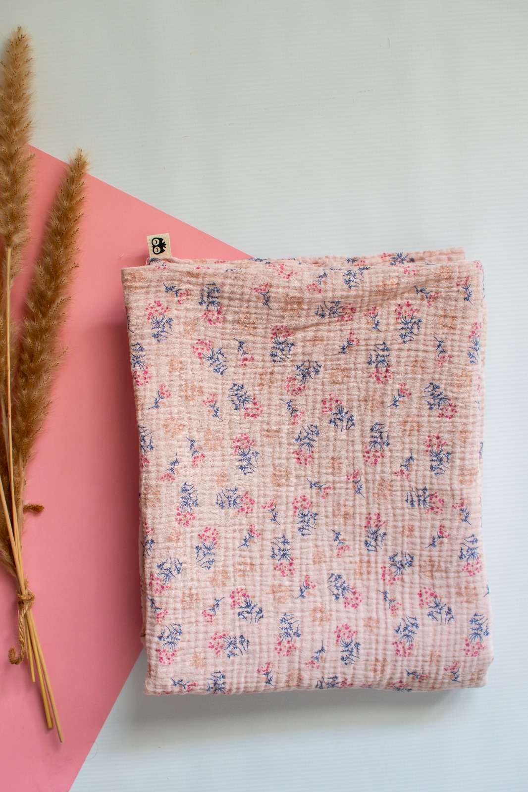 Vintage Floral Muslin Blanket Lielieboo
