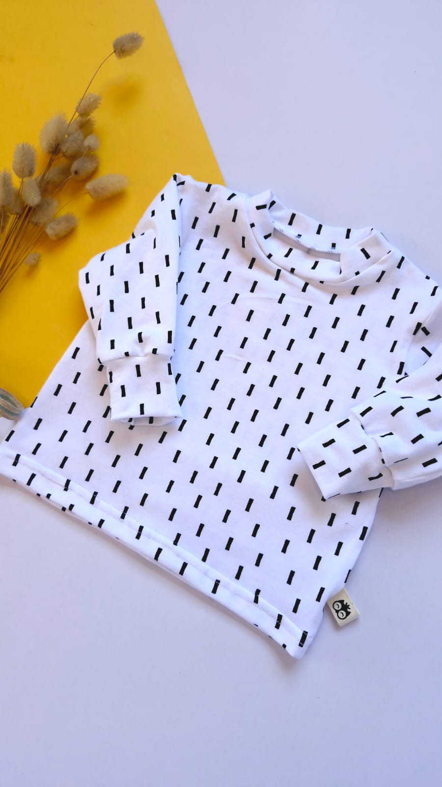 Black and White Long Sleeve Lounge Wear Set Lielieboo