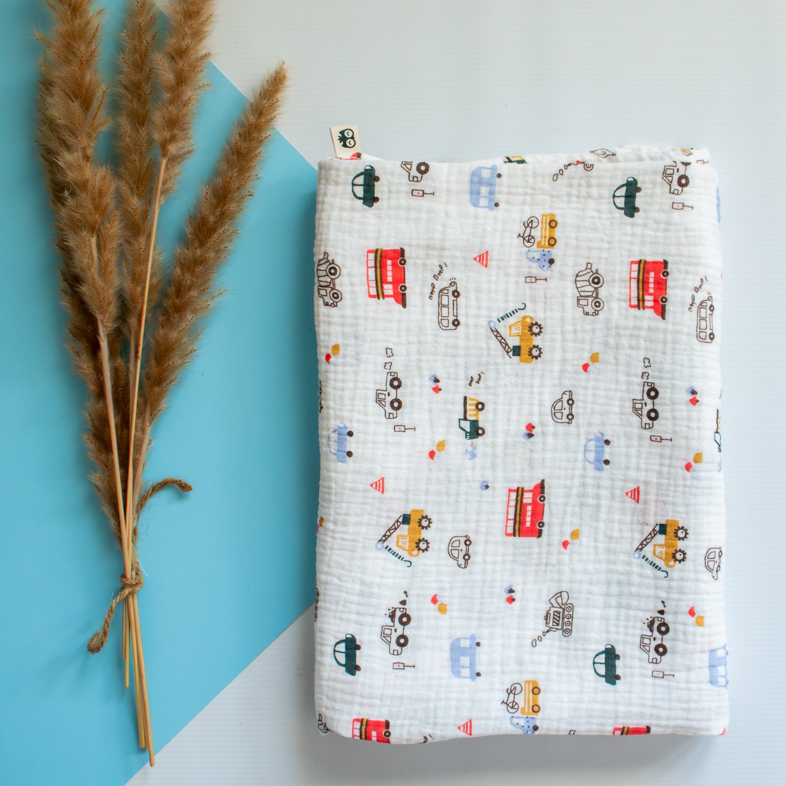 Cars Muslin Blanket Lielieboo