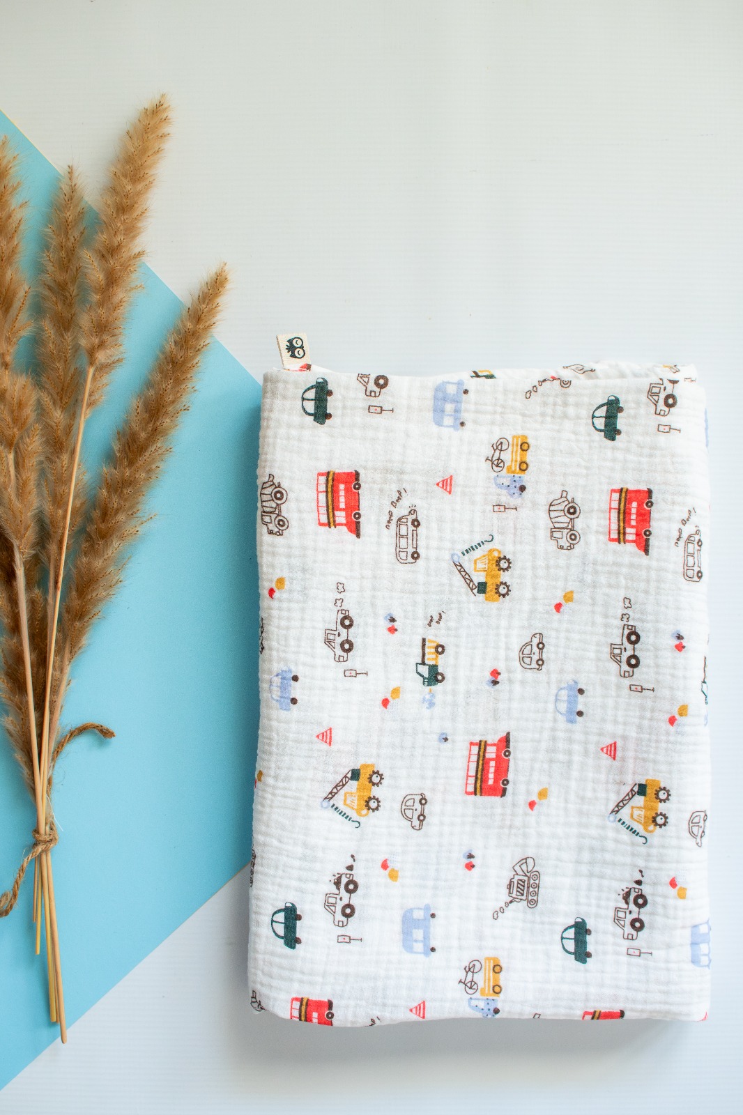 Cars Muslin Blanket Lielieboo