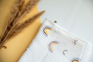 Rainbow Muslin Blanket Lielieboo