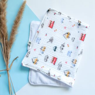 Cars Muslin Burp Cloth Lielieboo