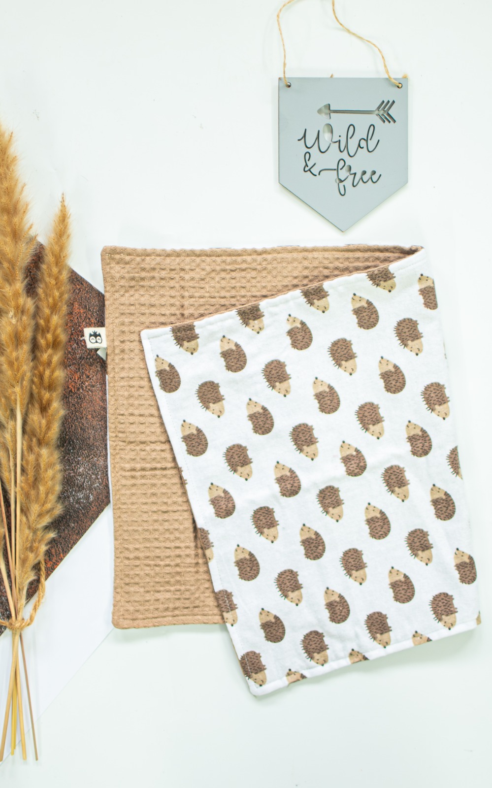 Hedgehog Burp Cloth Lielieboo