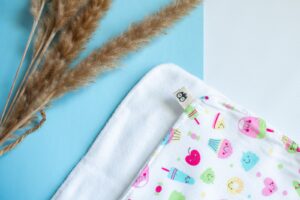 Ice Cream Burp Cloth Lielieboo
