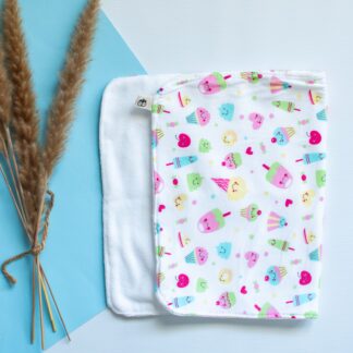 Ice Cream Burp Cloth Lielieboo