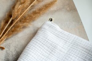 White Muslin Blanket Lielieboo