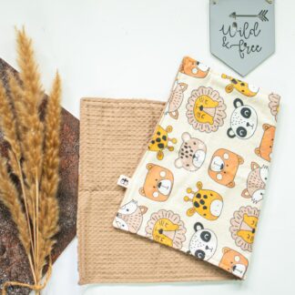 Woodlands Animal Burp Cloth Lielieboo