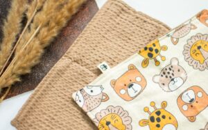 Woodlands Animal Burp Cloth Lielieboo