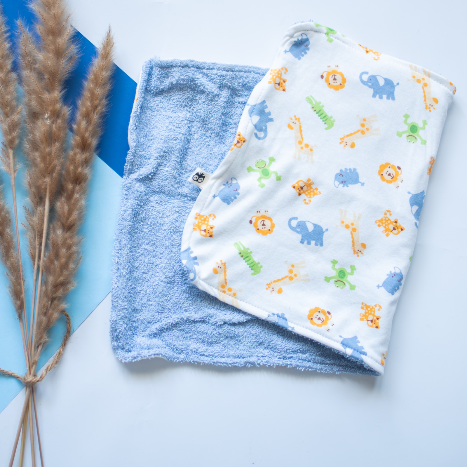 Cute Animals Cotton Burp Cloth Lielieboo