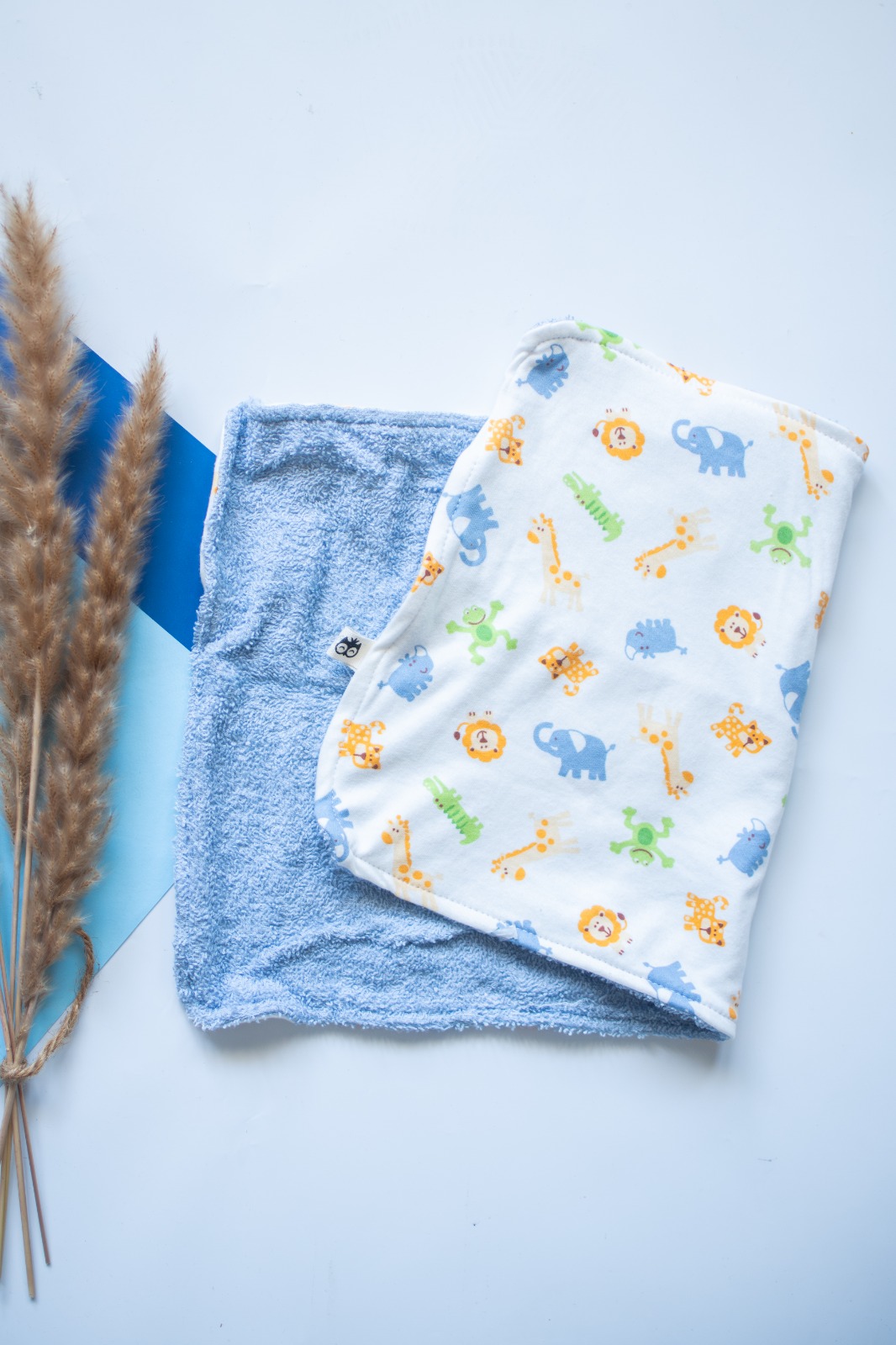 Cute Animals Cotton Burp Cloth Lielieboo